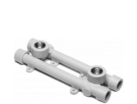 Комплект универсальный настенный для смесителя 25х1/2' мм внутренняя резьба (серый)