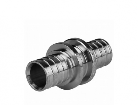 Фитинг аксиальный – тройник надвижной с переходом на внутреннюю резьбу 16x1/2'x16