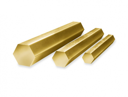 Шестигранник латунный 35мм ЛС 59 L=3м ГОСТ 21646-2003