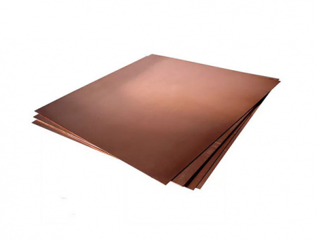 Лист медный 60х600х1500 мм; М1; ГОСТ 1173-2006