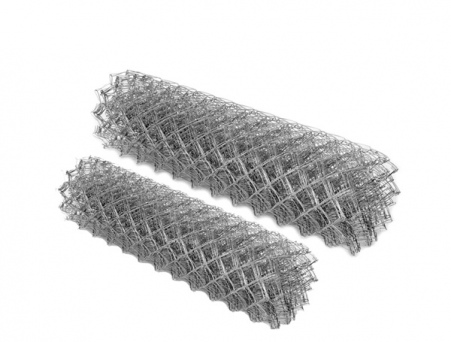 Сетка рабица оцинкованная 10х10х1; рулон 1.5х10м; ГОСТ 5336-80