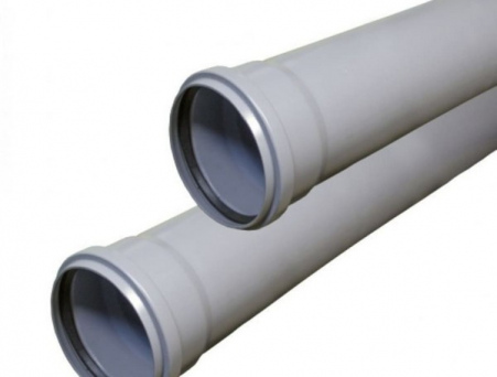 Труба для внутренней канализации Ду 50 E 3.2 мм L = 2000 мм серая