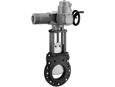 Задвижка 30с999нж с двухдисковым клином с выдвижным шпинд. фланцевая 150 Ру-25 Т-300 под эл/п В